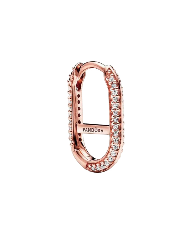 Brinco Pandora ME Argola Oval  Pavé Link