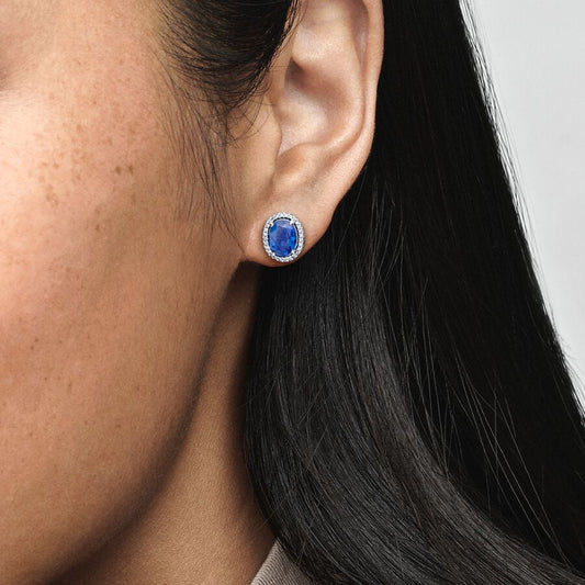 Brincos Pandora Sparkling Statement Halo