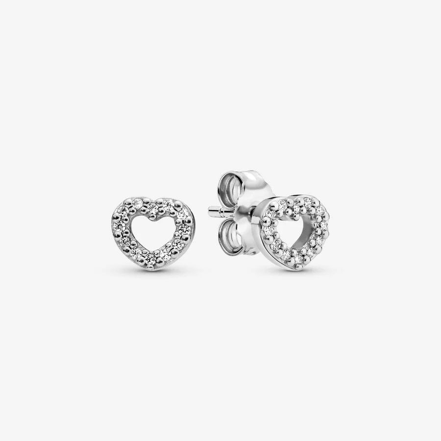 Brincos Pandora Heart Stud