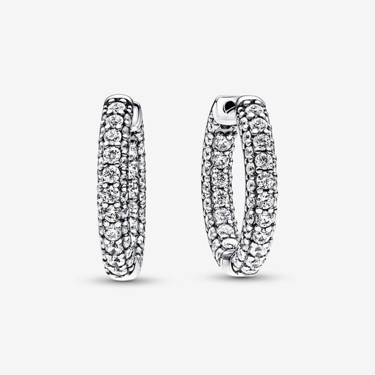 Brincos Pandora Timeless Pavé Single-row