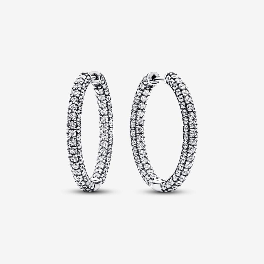 Brincos Pandora Timeless  Pavé