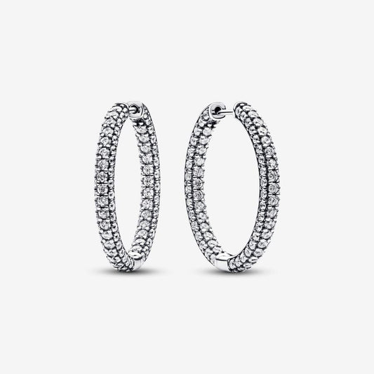 Brincos Pandora Timeless  Pavé