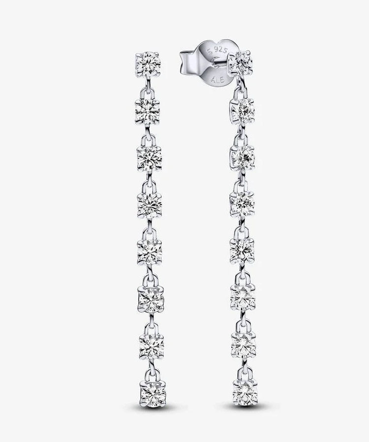 Brincos Pandora Sparkling Eight