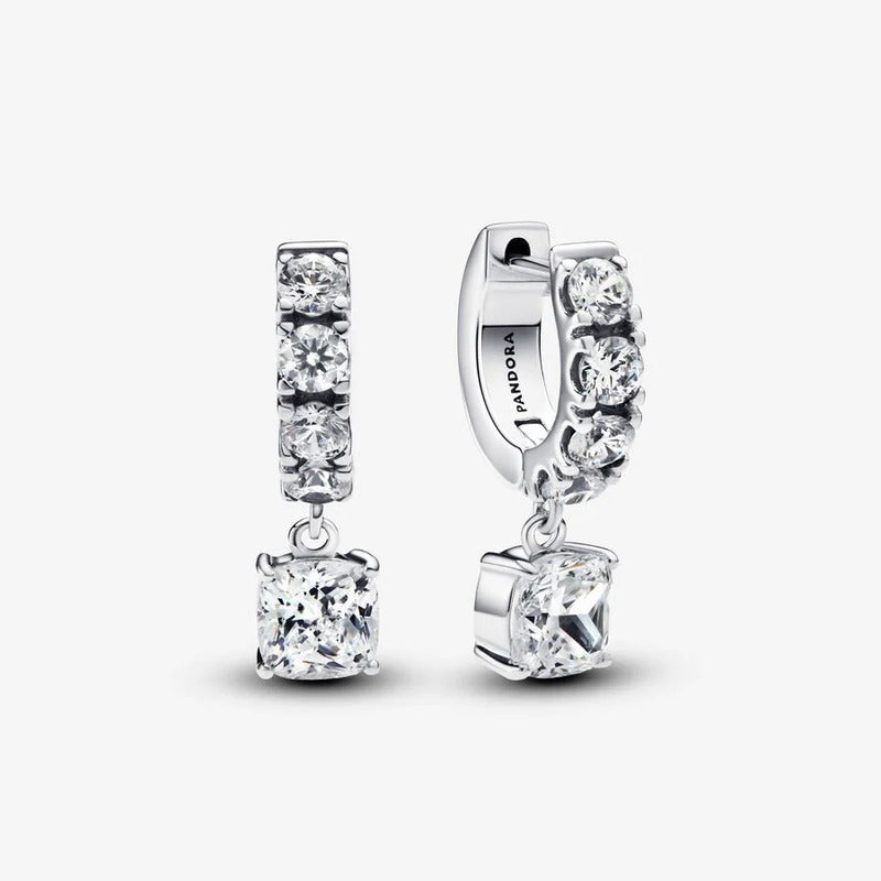 Brincos Pandora Dangle Hoop