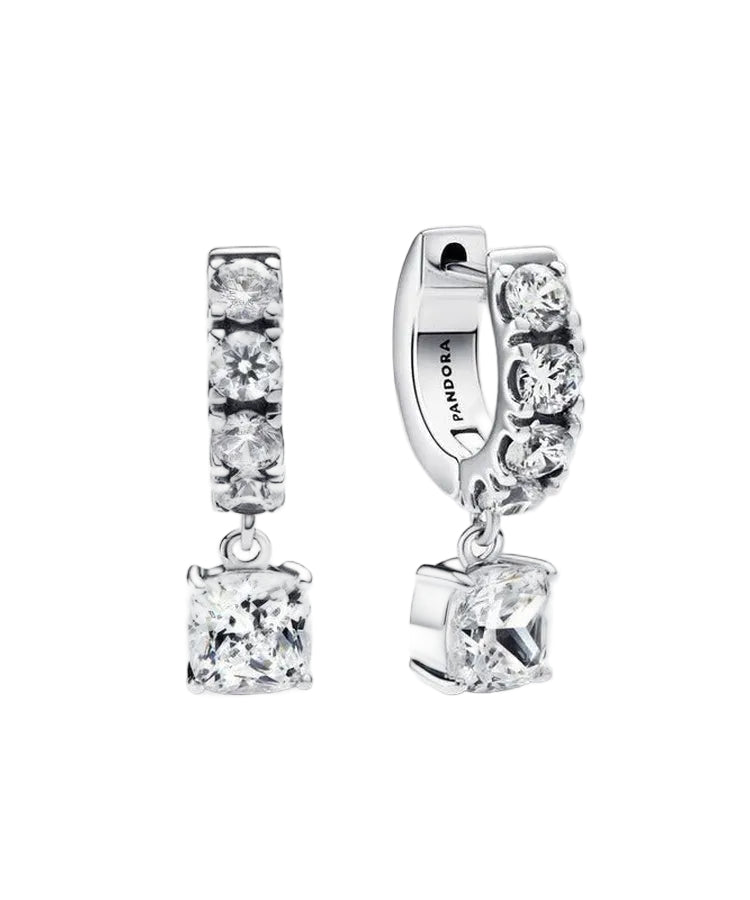 Brincos Pandora Dangle Hoop