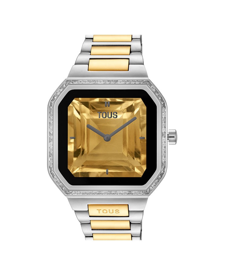 Relógio Tous B-Connect Smartwatch Bicolor e Zircónias