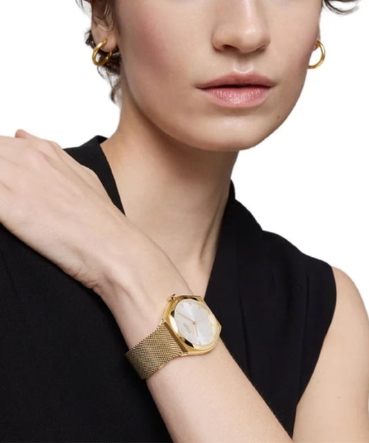 Relógio Tous Karat Round Mesh Dourado