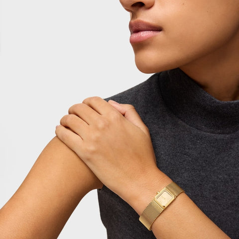 Relógio Tous Mini Mesh Dourado