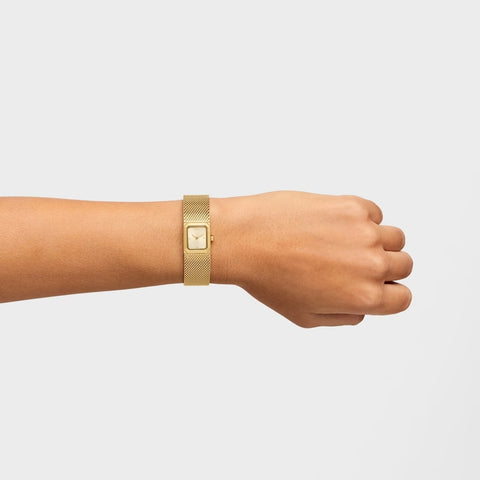 Relógio Tous Mini Mesh Dourado