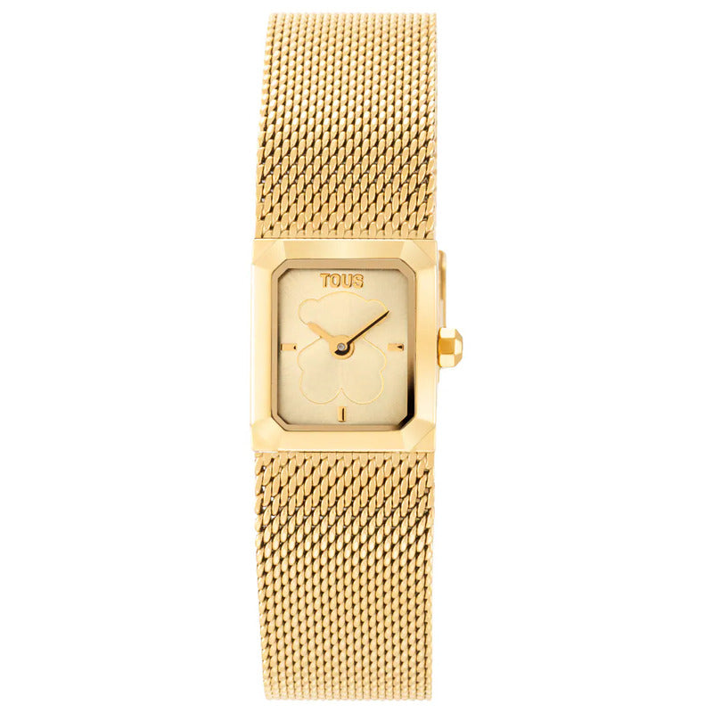 Relógio Tous Mini Mesh Dourado