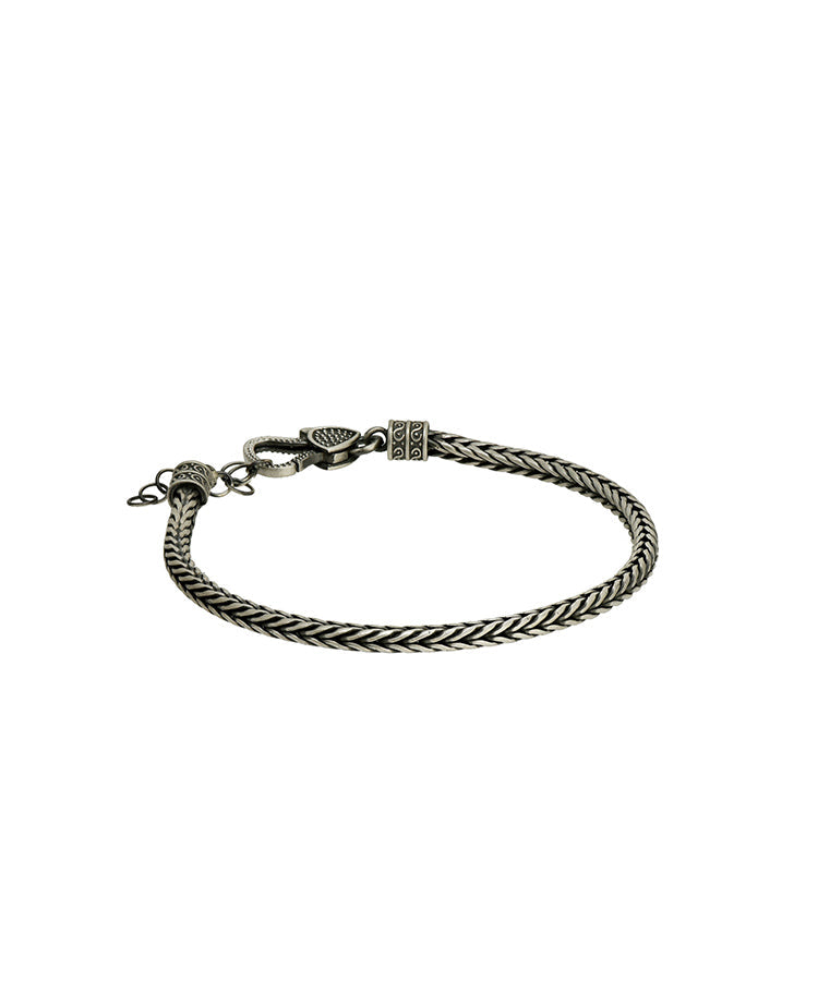 Pulseira Bizantina Fio Redondo Topázio
