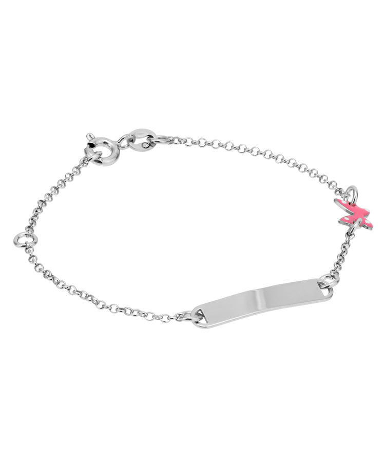 Pulseira de Identidade Borboleta Topázio