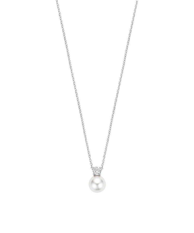 Colar Ti Sento Zirconia Pearl 34125PW