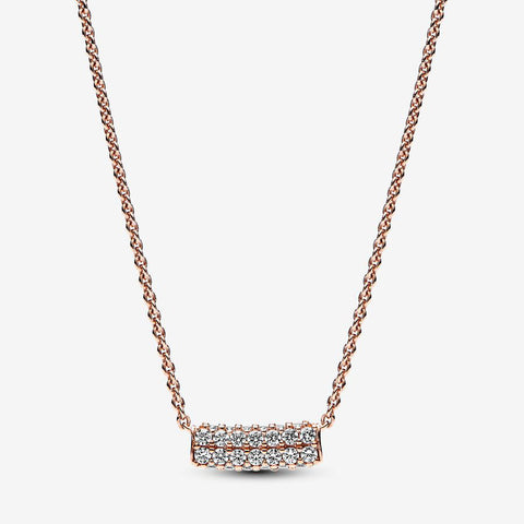 Colar Pandora Rose Timeless  Pavé Double-row