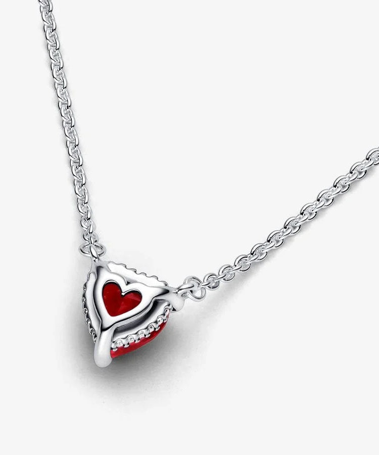Colar Pandora Sparkling Heart Halo