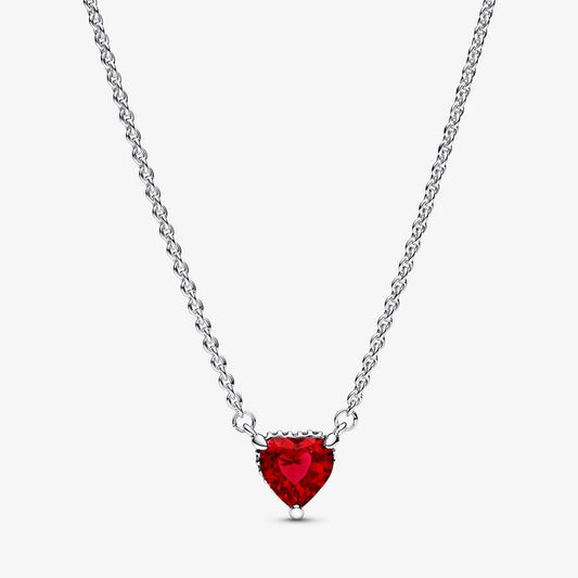 Colar Pandora Sparkling Heart Halo