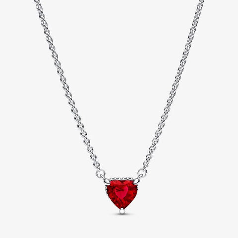 Colar Pandora Sparkling Heart Halo