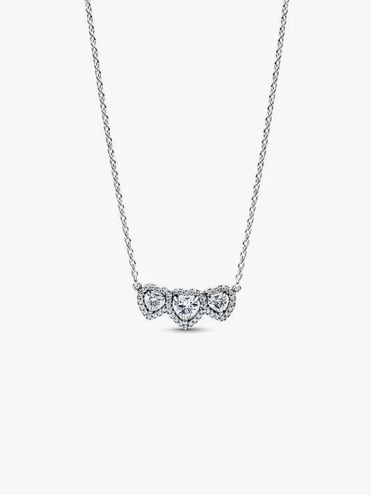 Gargantilha Pandora Trilogia Coração Auréola