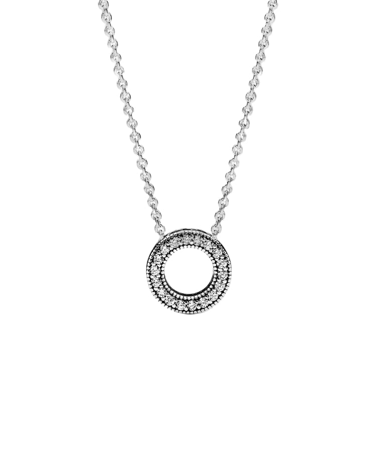 Colar Pandora Logo Pavé Circle