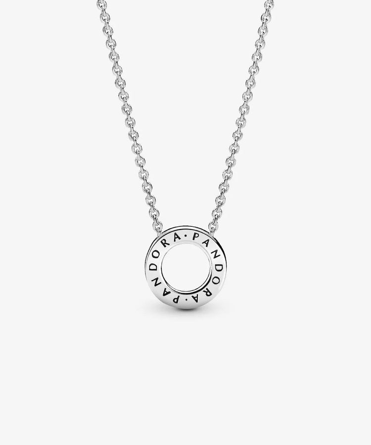 Colar Pandora Logo Pavé Circle