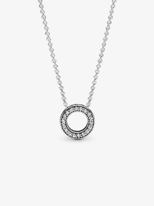 Colar Pandora Logo Pavé Circle