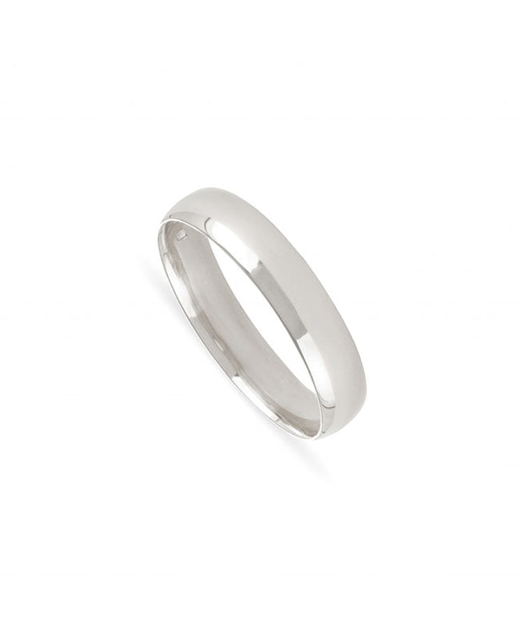 Aliança de Casamento Ouro Branco