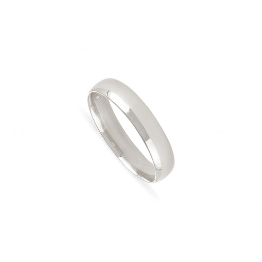 Aliança de Casamento Ouro Branco