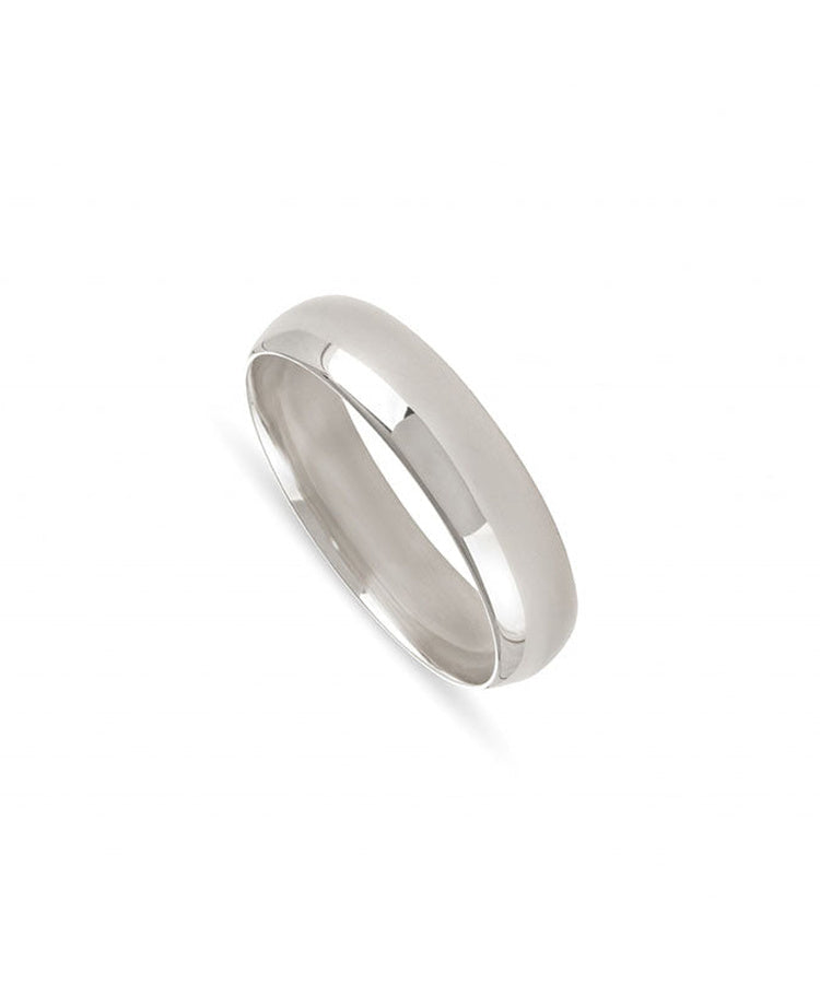 Aliança de Casamento Ouro Branco 5.5 mm