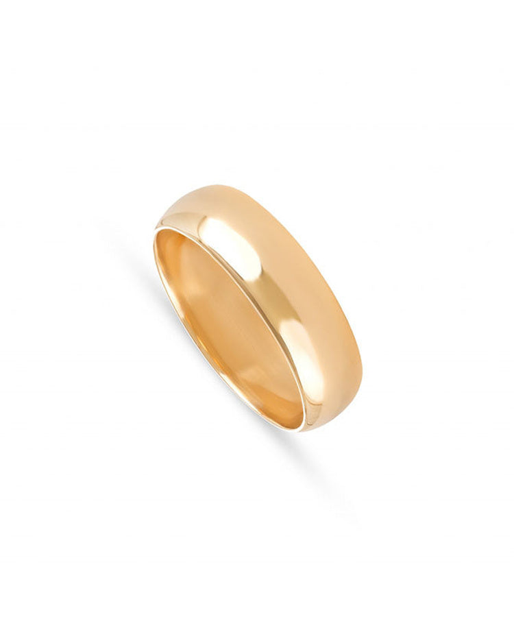 Aliança de casamento ouro amarelo 6.5 mm