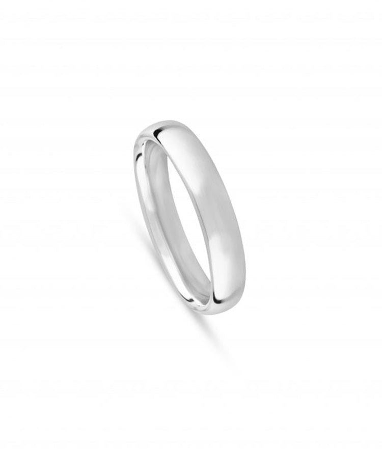 Aliança de casamento ouro branco