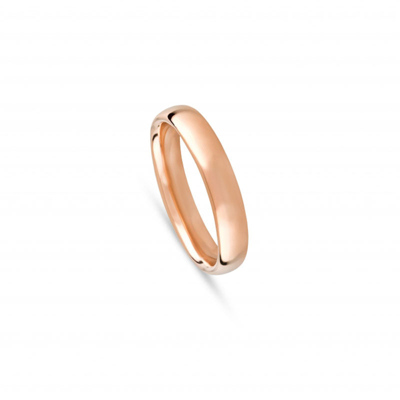Aliança de casamento ouro rosa