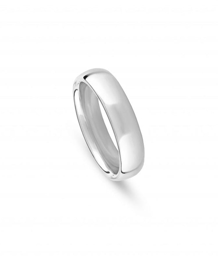 Aliança de casamento ouro branco - 4424J