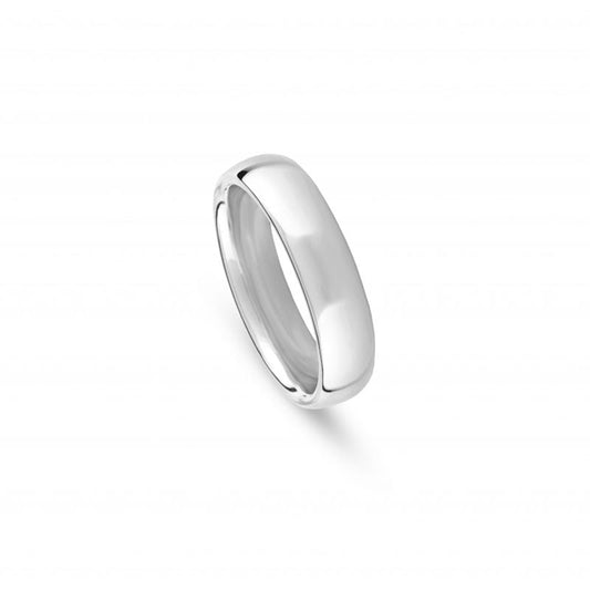 Aliança de casamento ouro branco - 4424J