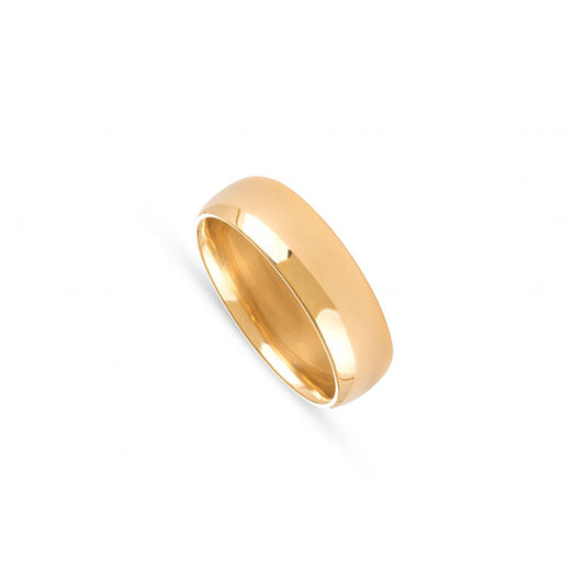 Aliança de casamento ouro amarelo 6 mm - 4425