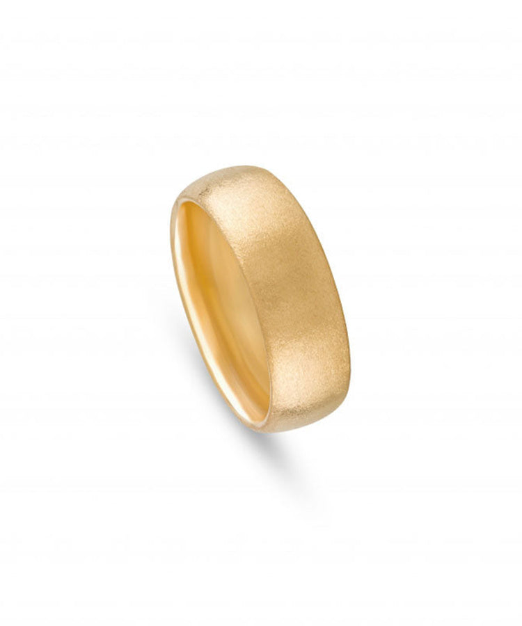 Aliança de casamento ouro amarelo picotado fino