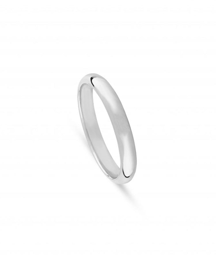 Aliança de casamento ouro branco - 5402J