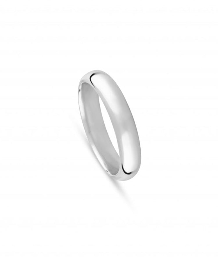 Aliança de casamento ouro branco - 5403J