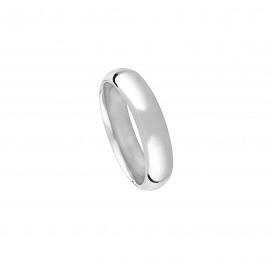 Aliança de casamento ouro branco 5 mm - 5404J