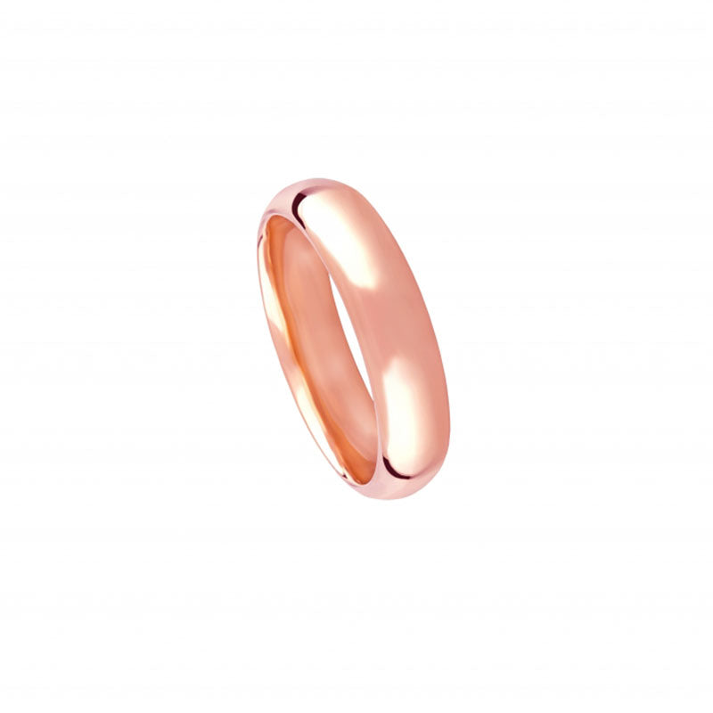 Aliança de casamento ouro rosa 5 mm - 5404T