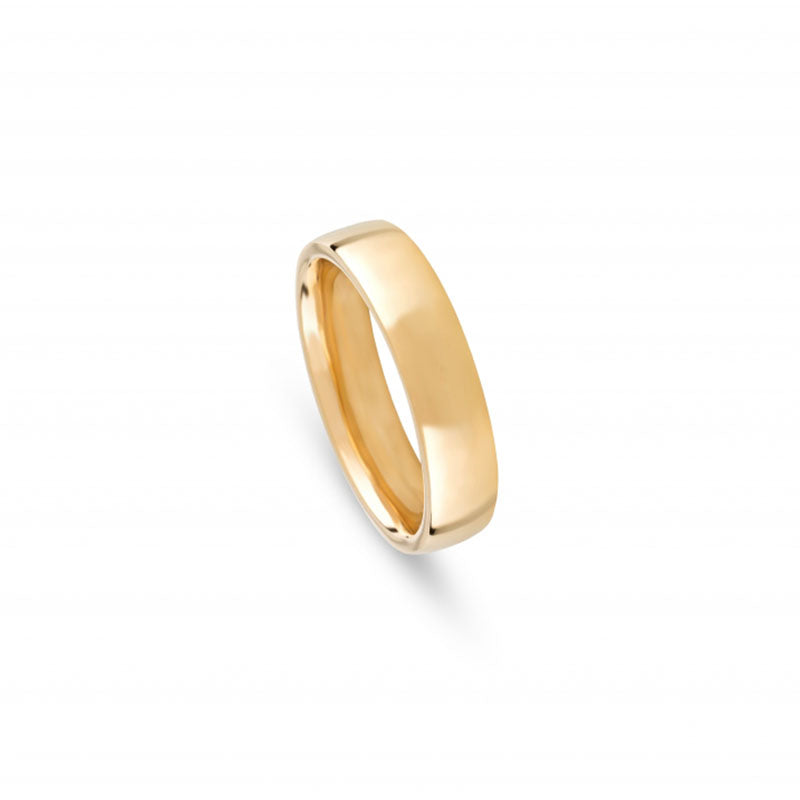 Aliança de Casamento Ouro Amarelo 5 mm - 5414