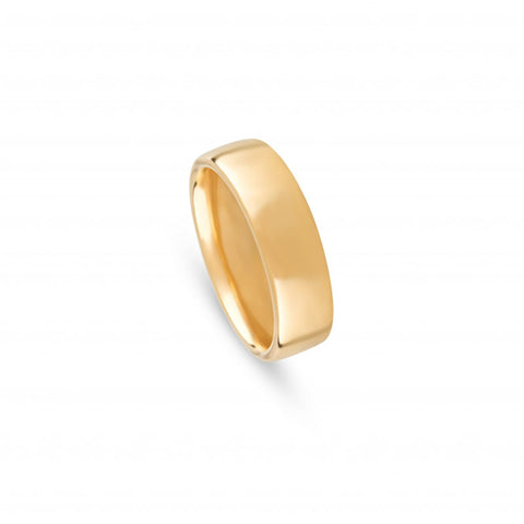 Aliança de casamento ouro amarelo 6 mm - 5415