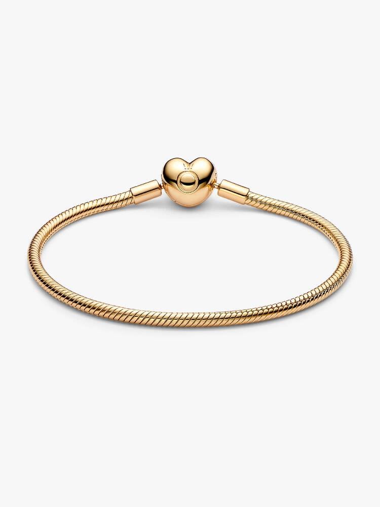 Pulseira Pandora Malha Snake Coração