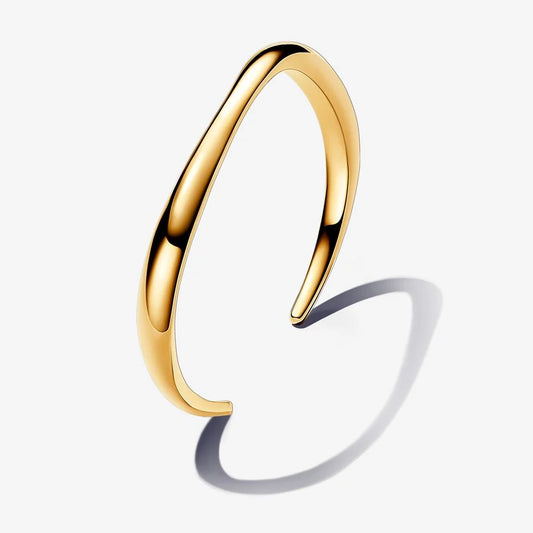 Pulseira Pandora aberta com design orgânico