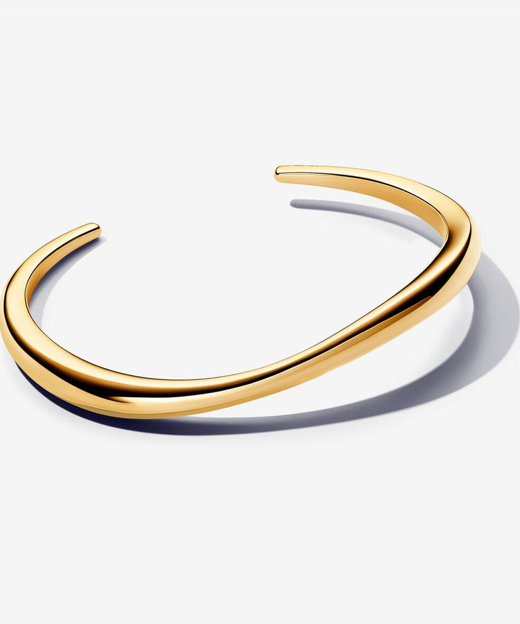 Pulseira Pandora aberta com design orgânico