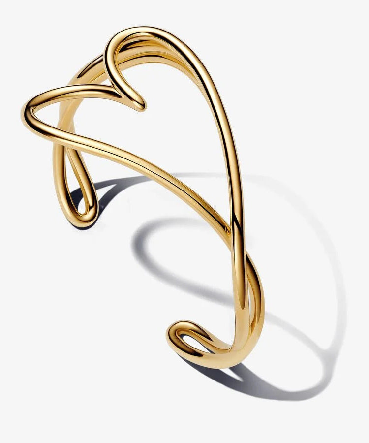 Pulseira Pandora Coração Forma Orgânica