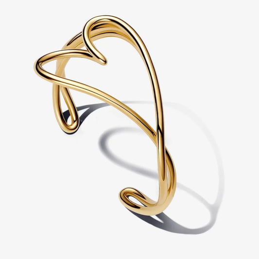 Pulseira Pandora Coração Forma Orgânica