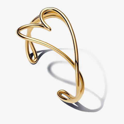Pulseira Pandora Coração Forma Orgânica