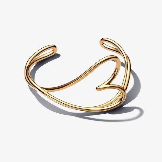 Pulseira Pandora Coração Forma Orgânica