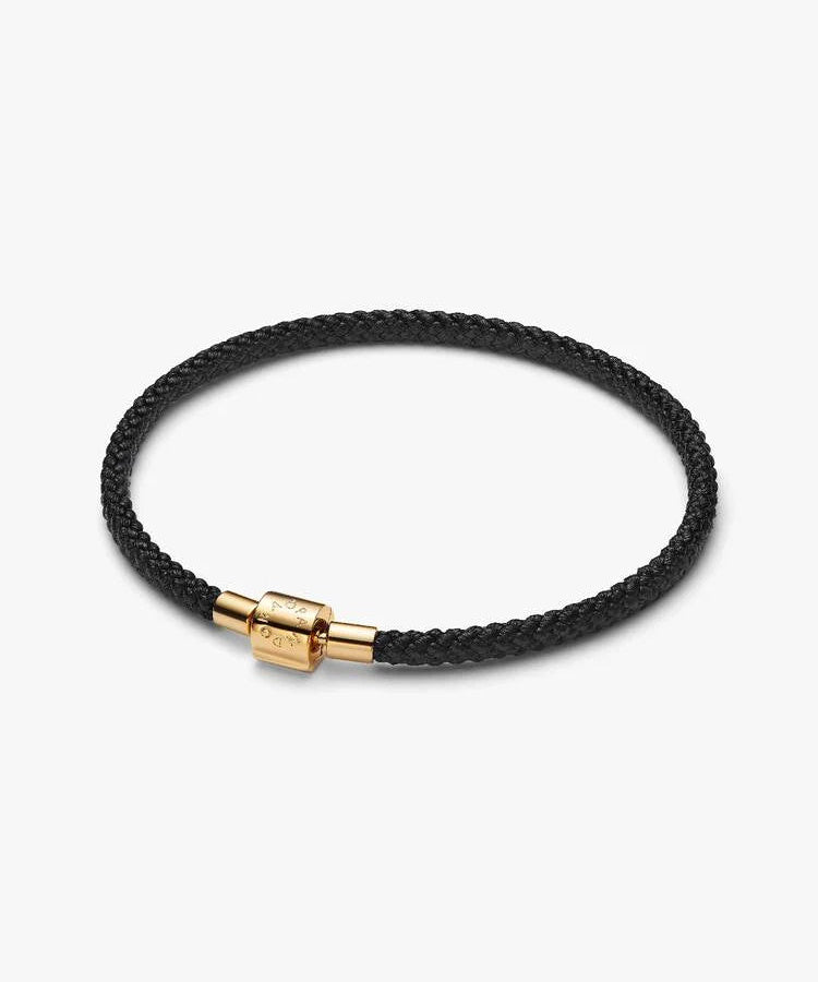 Pulseira Pandora Cordão Preto Brilhante