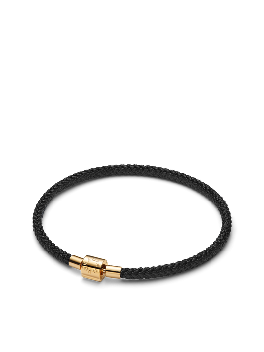 Pulseira Pandora Cordão Preto Brilhante